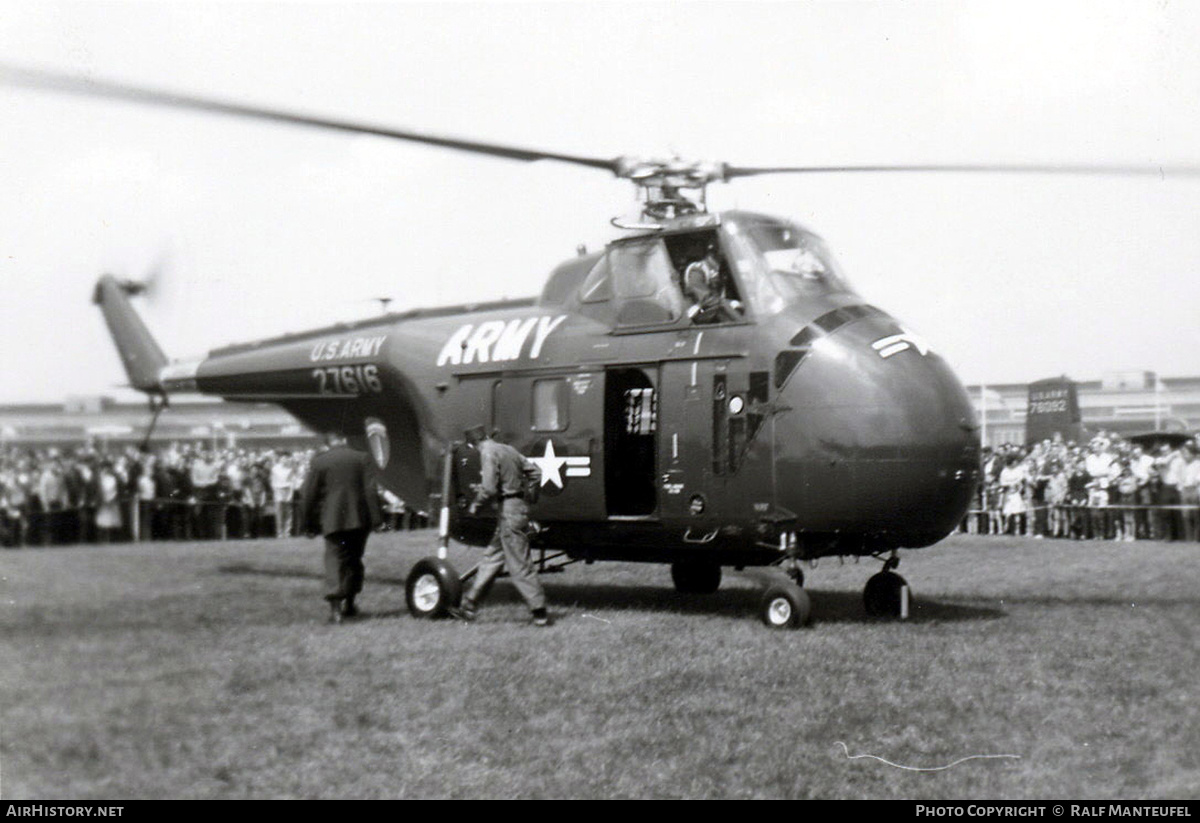 Aircraft Photo of 52-7616 / 27616 | Sikorsky H-19D Chickasaw (S-55D) | USA - Army | AirHistory.net #426243