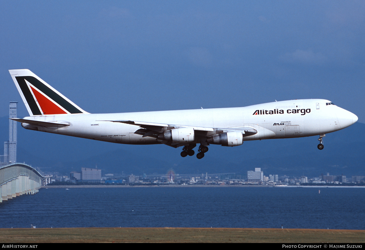 Aircraft Photo of N536MC | Boeing 747-228F/SCD | Alitalia Cargo | AirHistory.net #426263