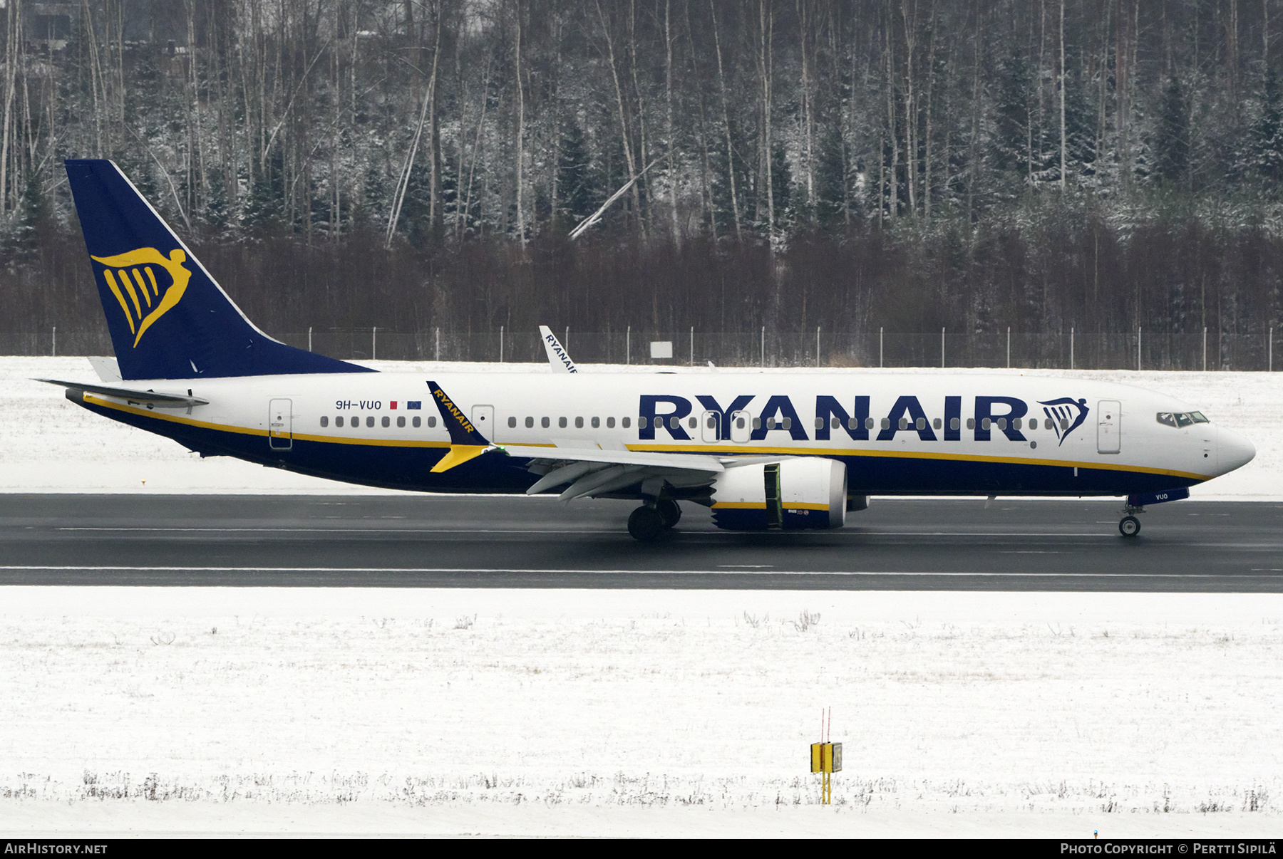 Aircraft Photo of 9H-VUO | Boeing 737-8200 Max 200 | Ryanair | AirHistory.net #426270