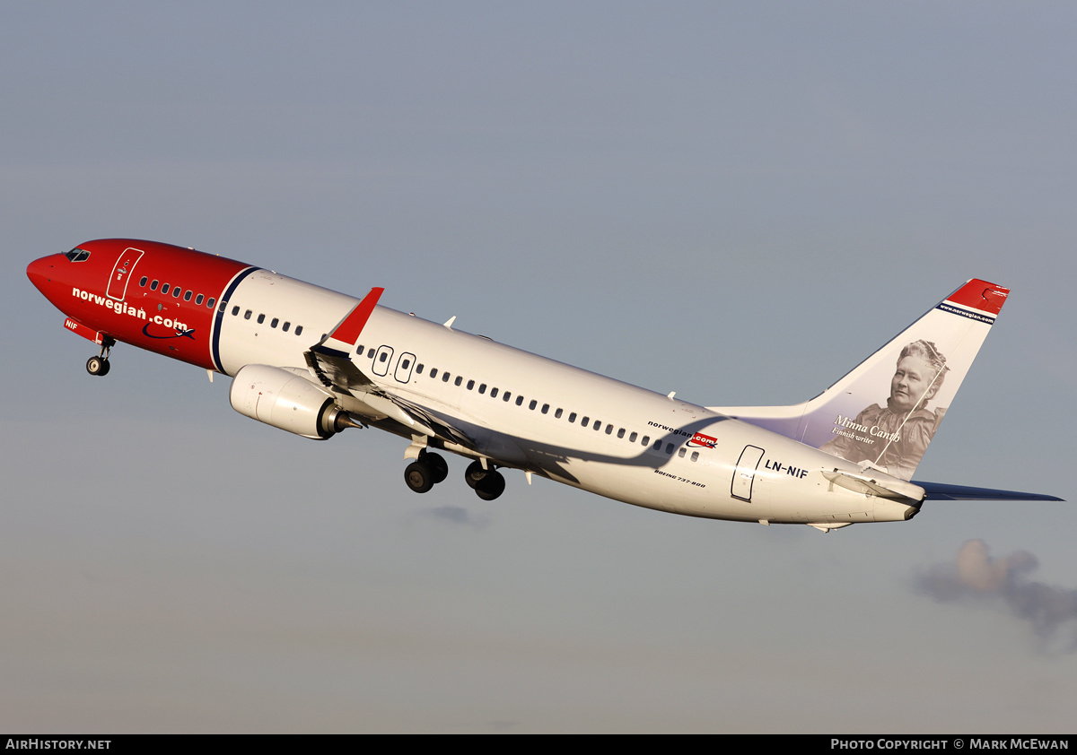 Aircraft Photo of LN-NIF | Boeing 737-8JP | Norwegian | AirHistory.net #426271