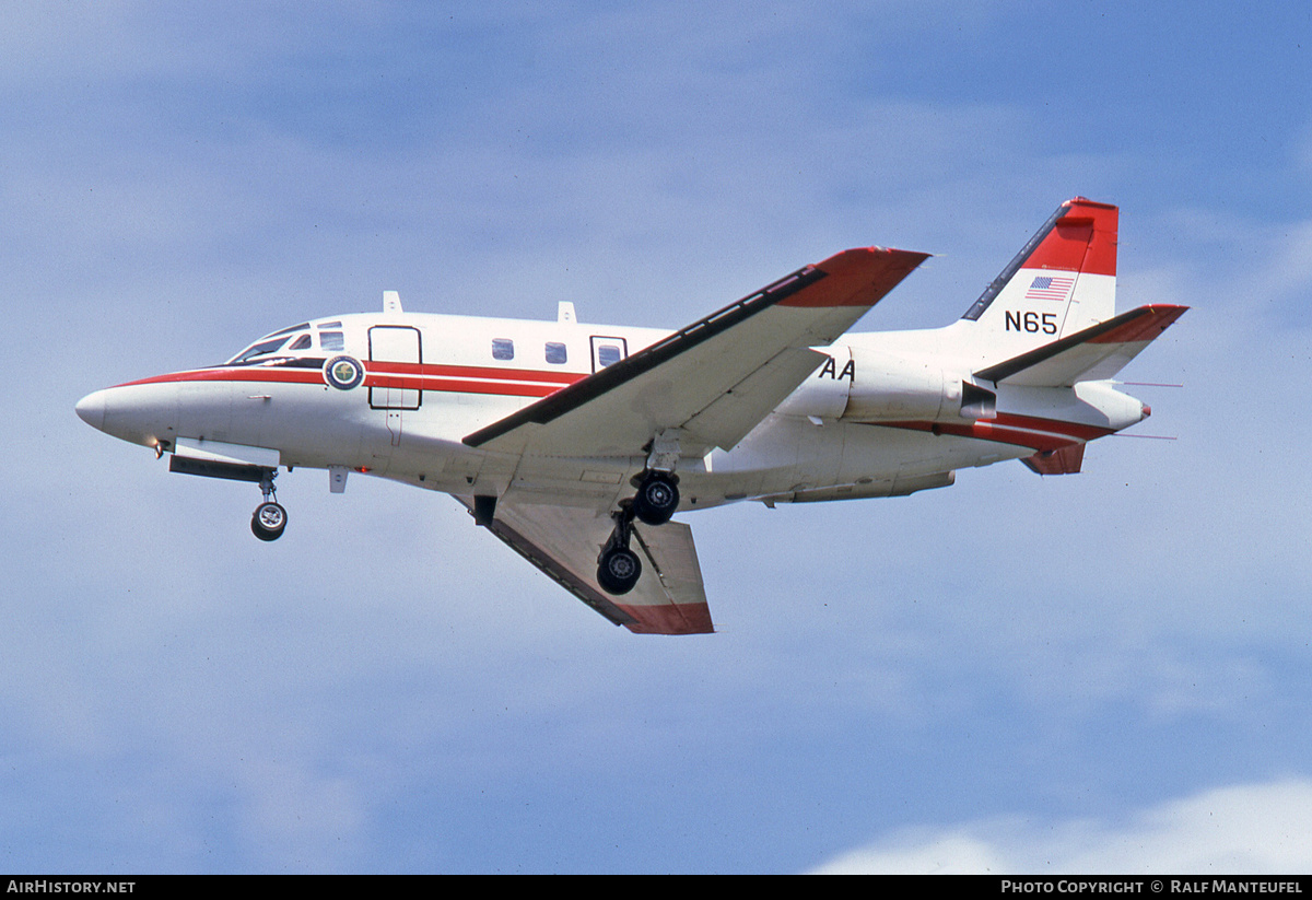 Aircraft Photo of N65 | North American Rockwell NA-380 Sabreliner 80A | FAA - Federal Aviation Administration | AirHistory.net #426281