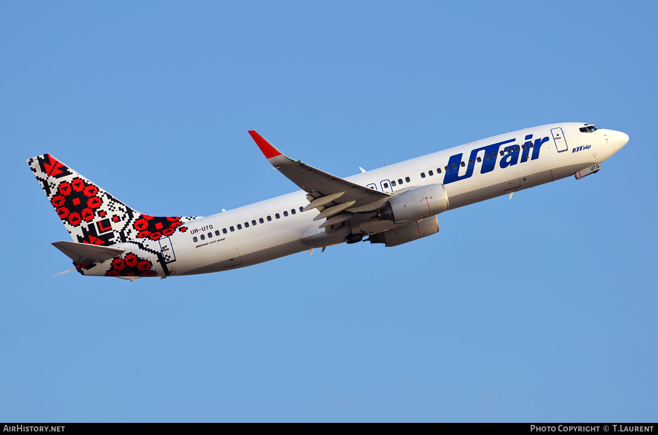 Aircraft Photo of UR-UTQ | Boeing 737-83N | UTair | AirHistory.net #426291