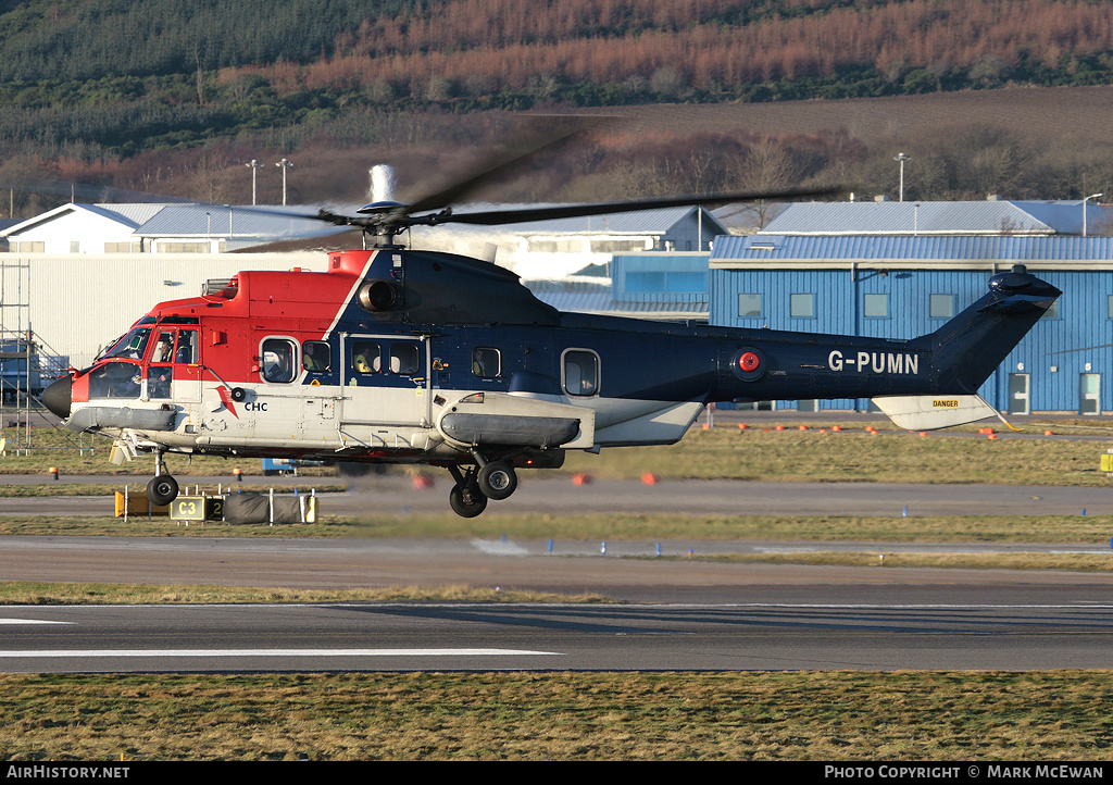 Aircraft Photo of G-PUMN | Eurocopter AS-332L2 Super Puma Mk2 | CHC Helicopters | AirHistory.net #426301