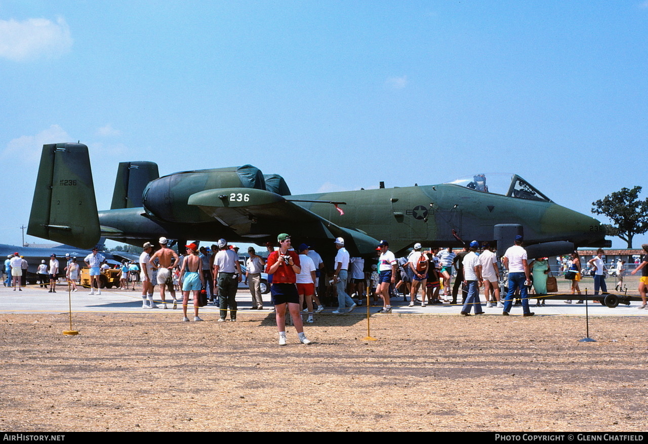 Aircraft Photo of 77-0236 / AF77236 | Fairchild A-10A Thunderbolt II | USA - Air Force | AirHistory.net #426337