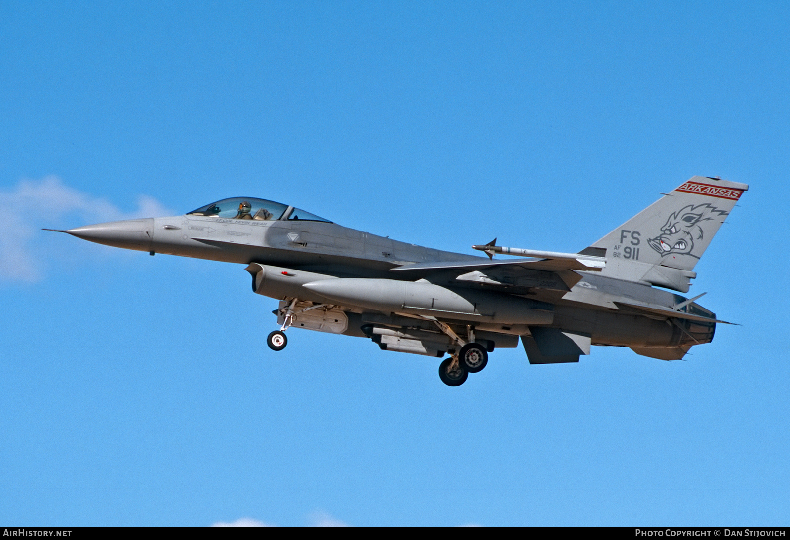 Aircraft Photo of 82-0911 / AF82-911 | General Dynamics F-16A Fighting Falcon | USA - Air Force | AirHistory.net #426353