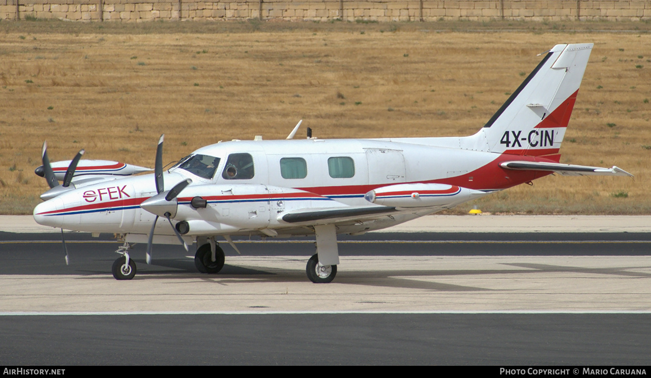 Aircraft Photo of 4X-CIN | Piper PA-31T Cheyenne II | Ofek Aerial Photography | AirHistory.net #426354