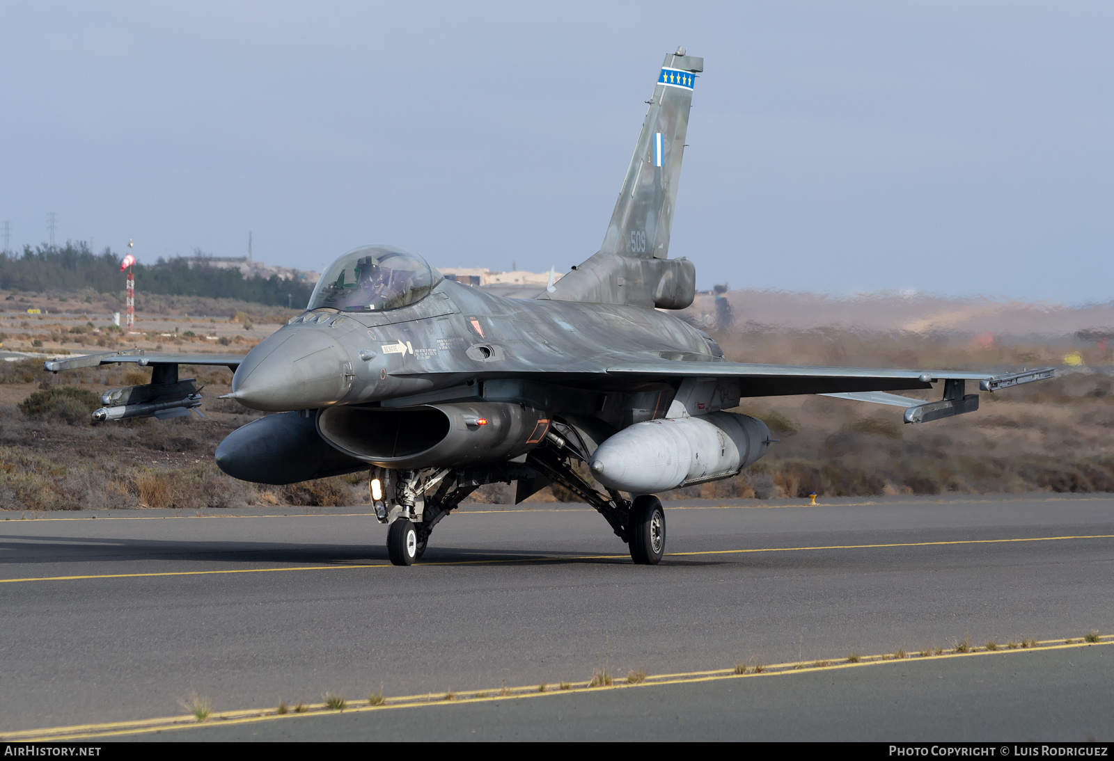 Aircraft Photo of 509 | General Dynamics F-16C Fighting Falcon | Greece - Air Force | AirHistory.net #426370
