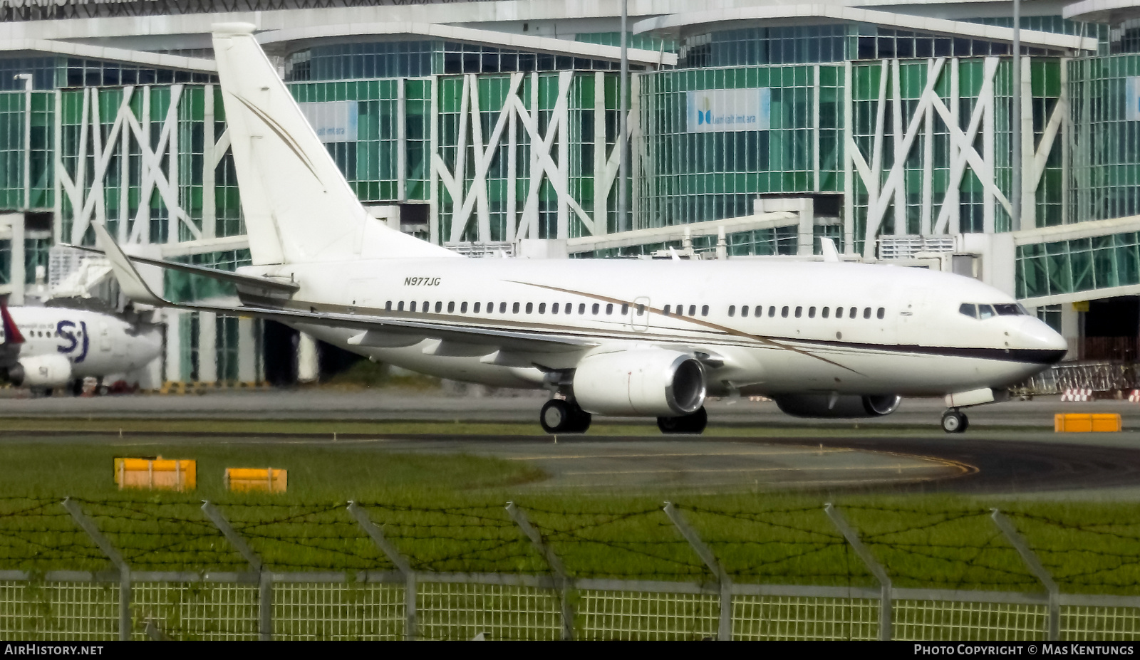 Aircraft Photo of N977JG | Boeing 737-73Q BBJ | AirHistory.net #426375