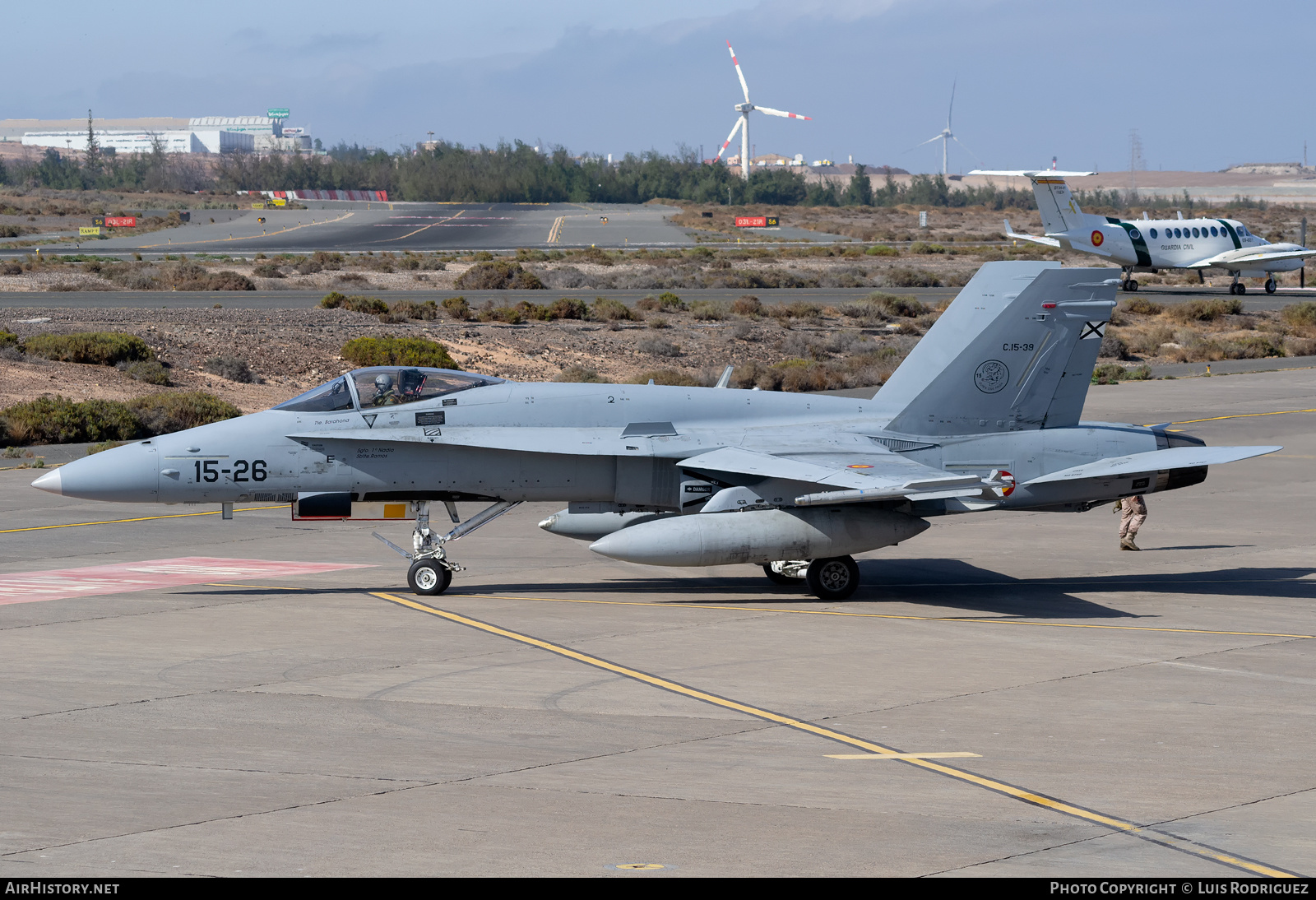Aircraft Photo of C.15-39 | McDonnell Douglas EF-18A Hornet | Spain - Air Force | AirHistory.net #426393