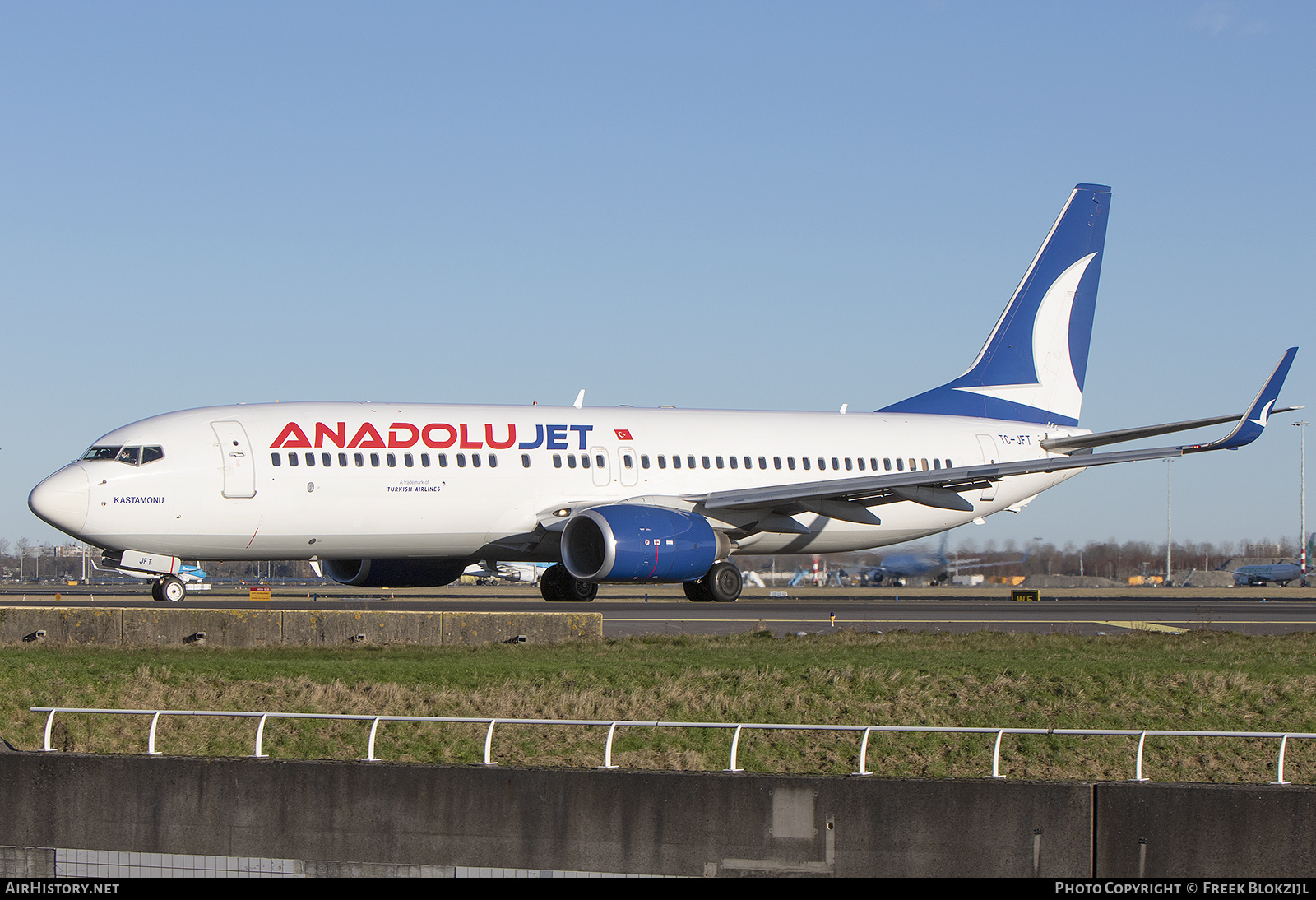 Aircraft Photo of TC-JFT | Boeing 737-8F2 | AnadoluJet | AirHistory.net #426397