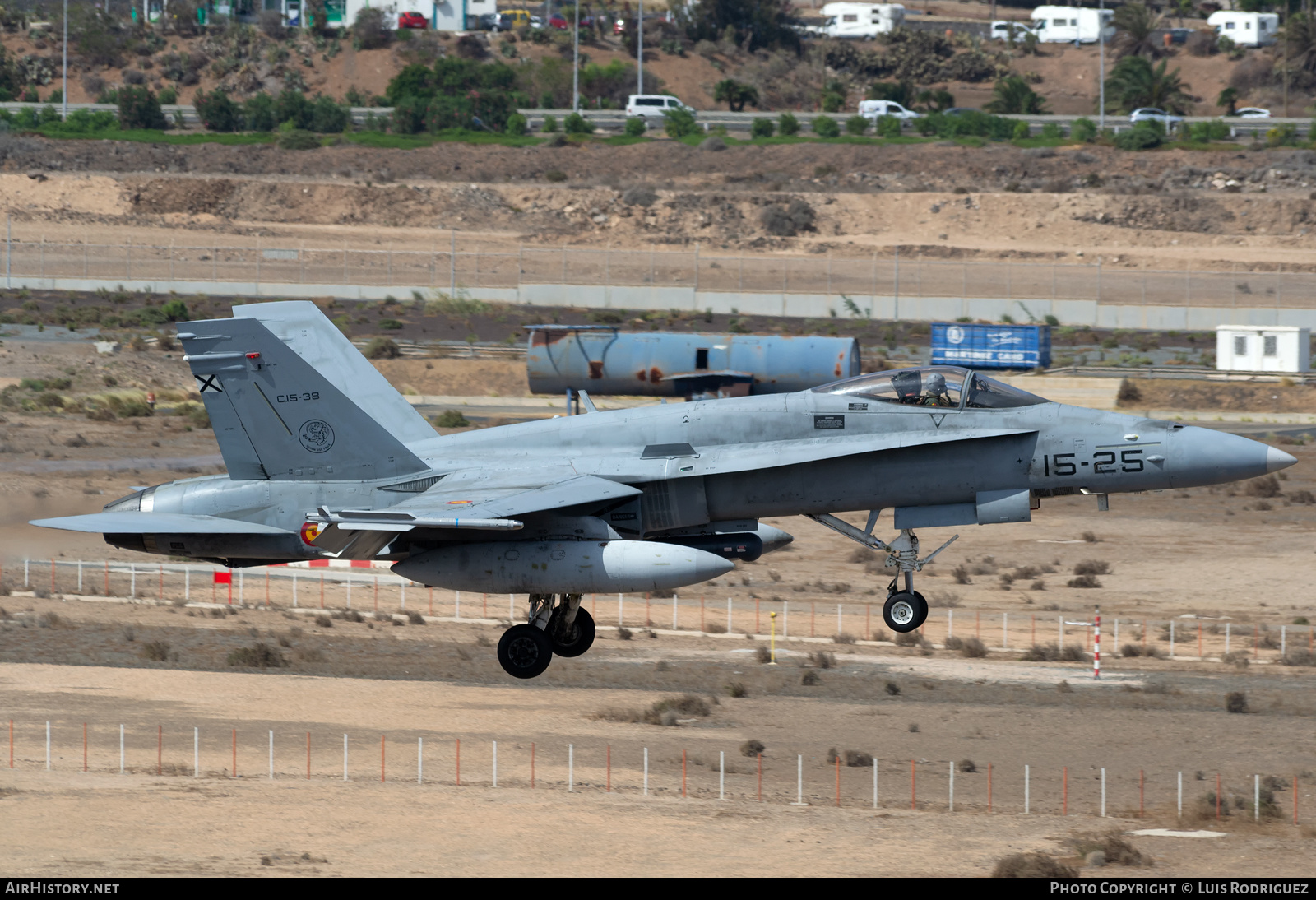 Aircraft Photo of C.15-38 | McDonnell Douglas EF-18M Hornet | Spain - Air Force | AirHistory.net #426400