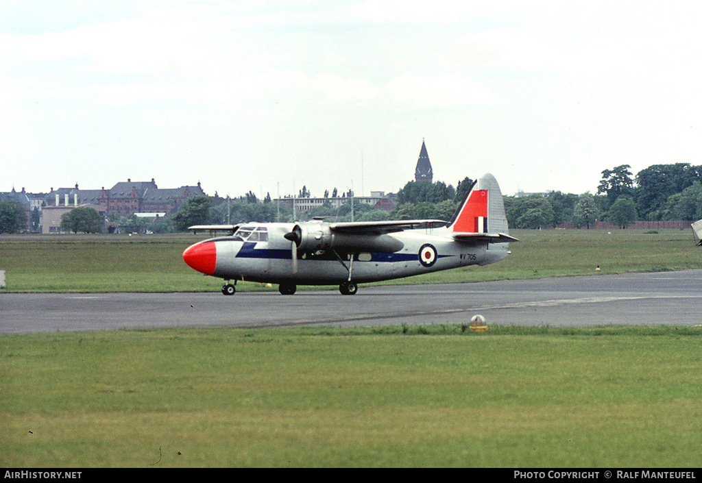 Aircraft Photo of WV705 | Percival P.66 Pembroke C.1 | UK - Air Force | AirHistory.net #426426