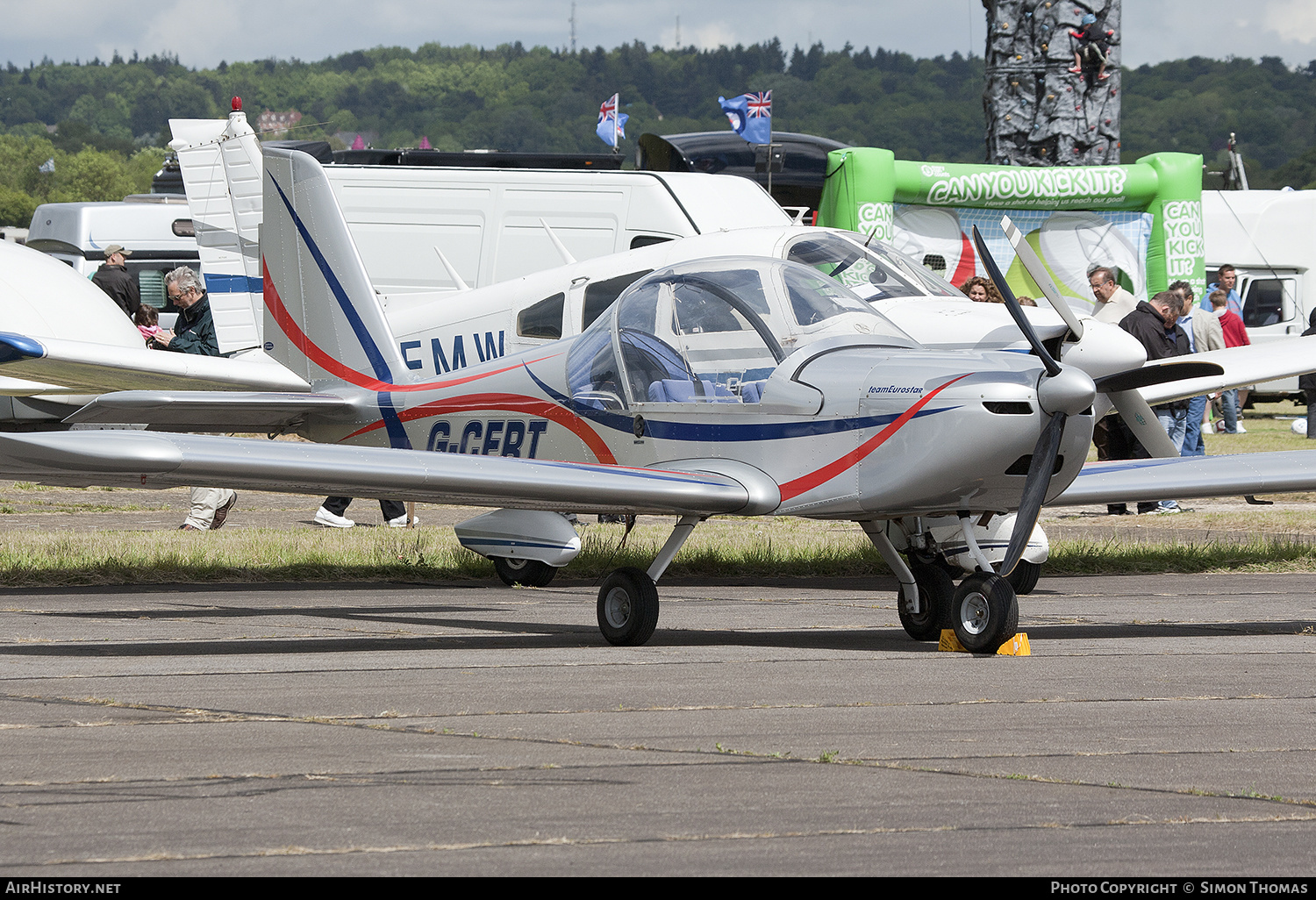 Aircraft Photo of G-CFRT | Cosmik EV-97 TeamEurostar UK | AirHistory.net #426456