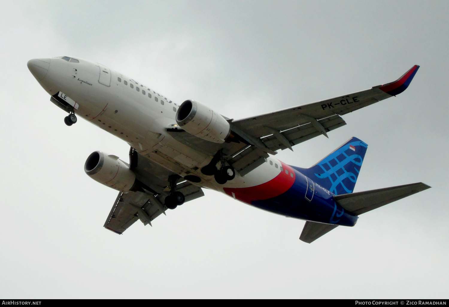 Aircraft Photo of PK-CLE | Boeing 737-524 | Sriwijaya Air | AirHistory.net #426460