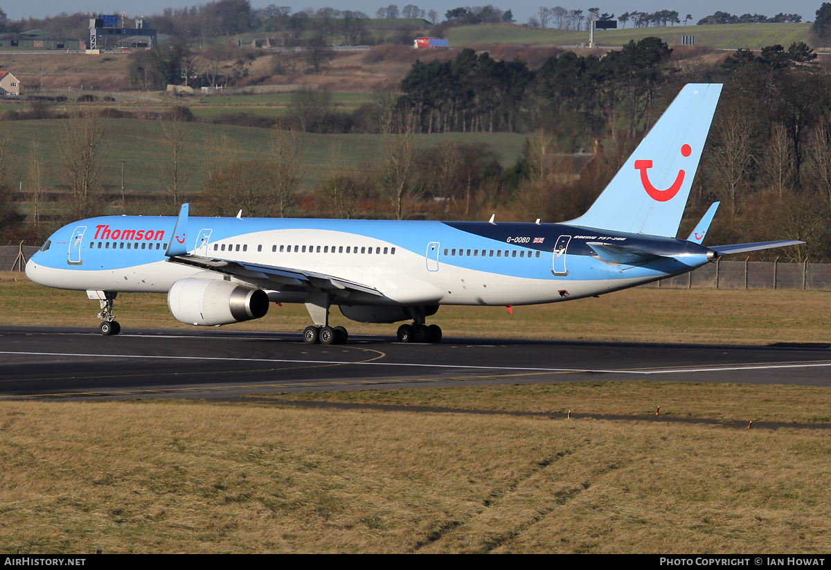 Aircraft Photo of G-OOBD | Boeing 757-28A | Thomson Airways | AirHistory.net #426474