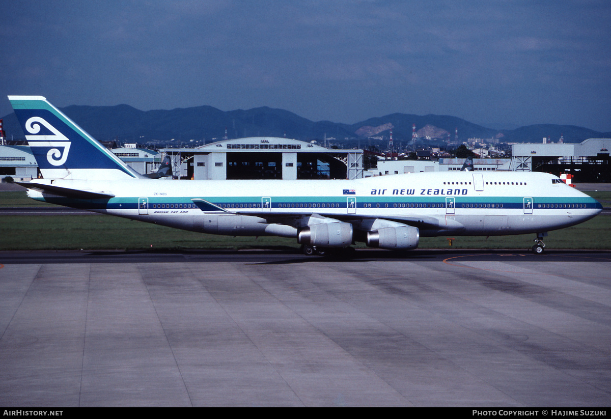 Aircraft Photo of ZK-NBS | Boeing 747-419 | Air New Zealand | AirHistory.net #426482