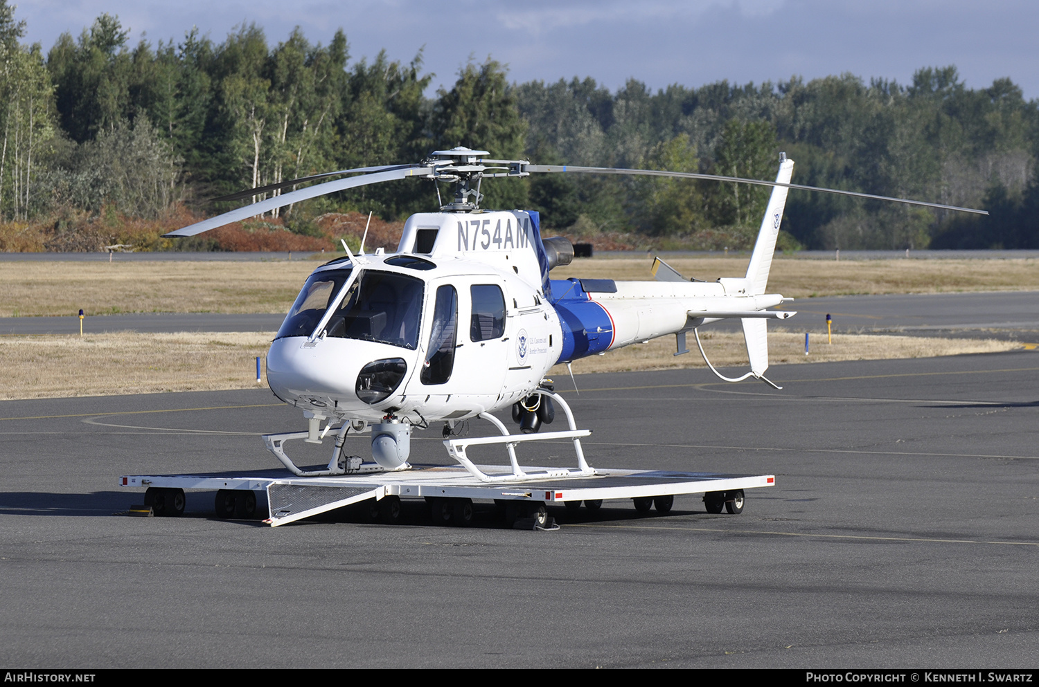 Aircraft Photo of N754AM | Aerospatiale AS-350B-3+ Ecureuil | USA - Customs | AirHistory.net #426501