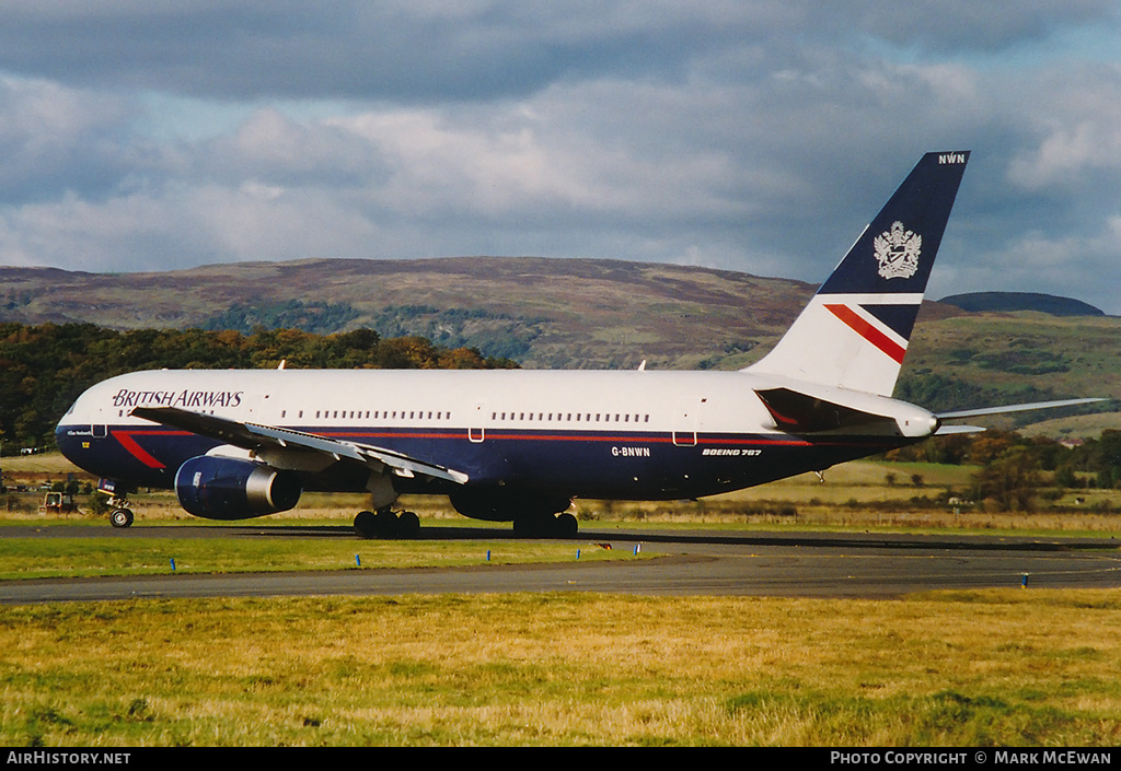 Aircraft Photo of G-BNWN | Boeing 767-336/ER | British Airways | AirHistory.net #426503