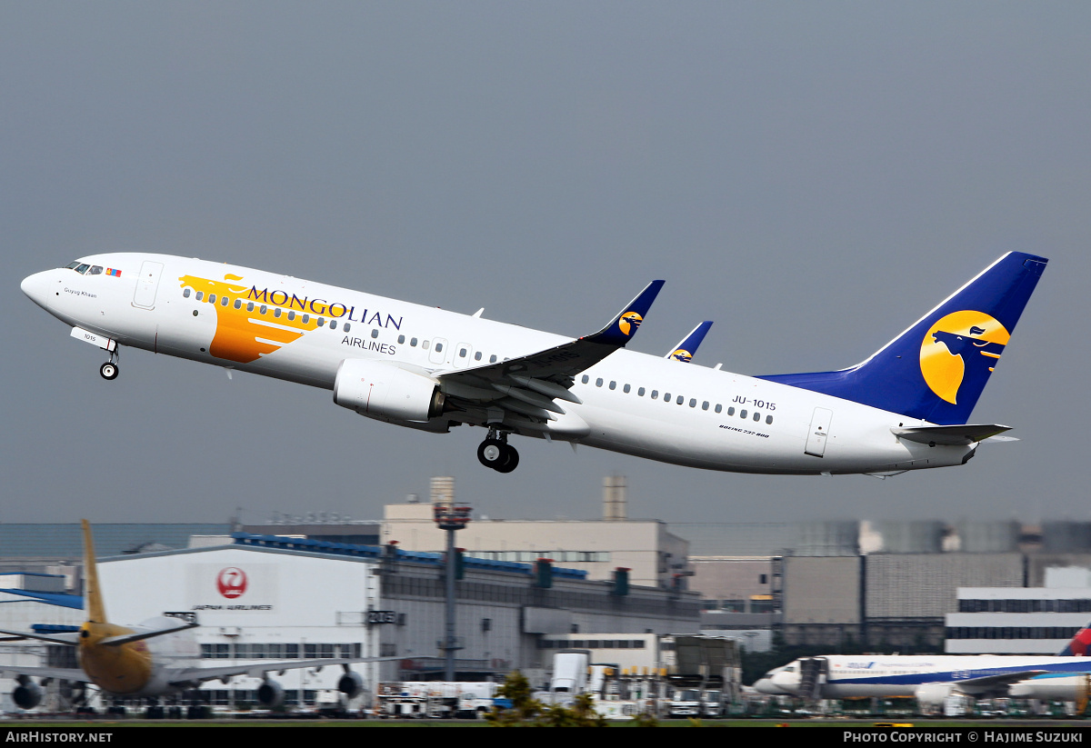 Aircraft Photo of JU-1015 | Boeing 737-8SH | MIAT Mongolian Airlines | AirHistory.net #426506