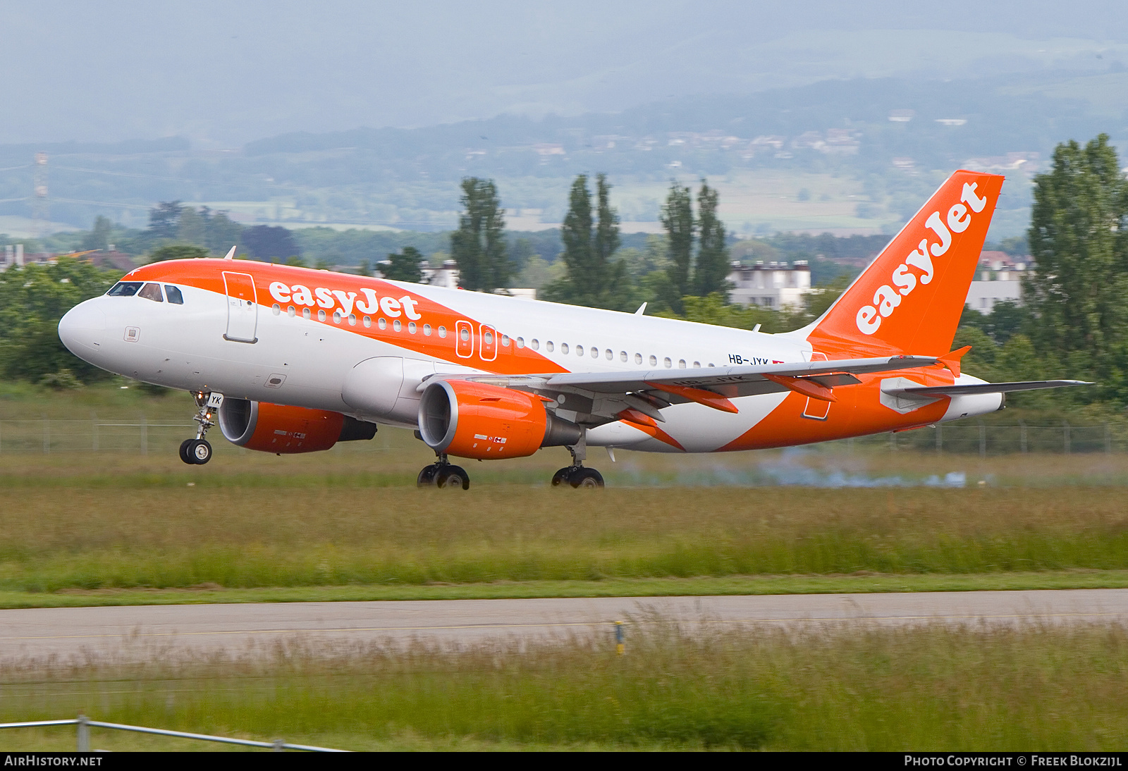 Aircraft Photo of HB-JYK | Airbus A319-111 | EasyJet | AirHistory.net #426509