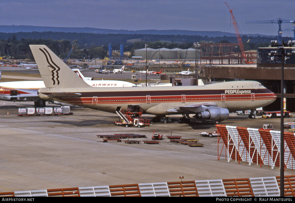 Aircraft Photo of N604PE | Boeing 747-243B | PeoplExpress | AirHistory.net #426527