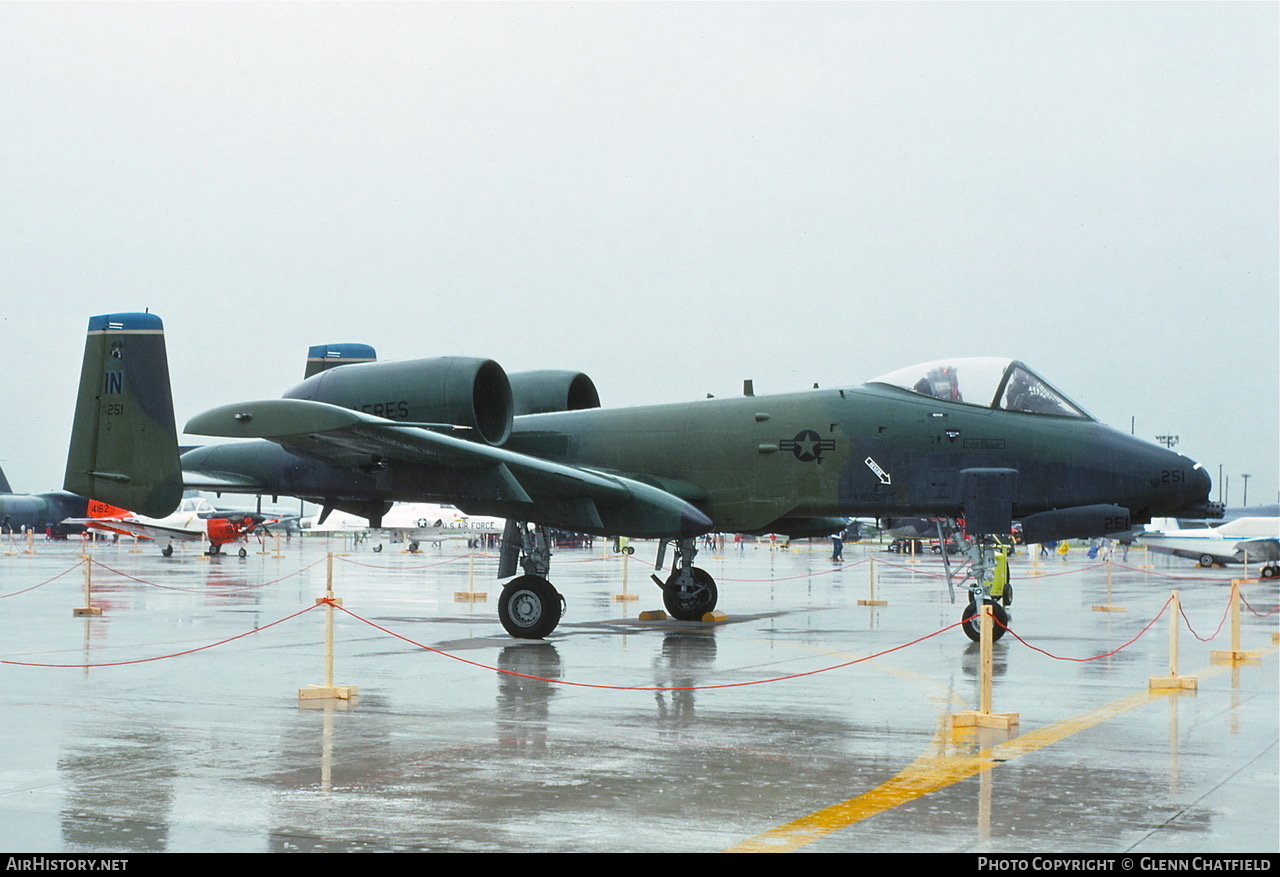 Aircraft Photo of 77-0251 / AF77-251 | Fairchild A-10A Thunderbolt II | USA - Air Force | AirHistory.net #426535