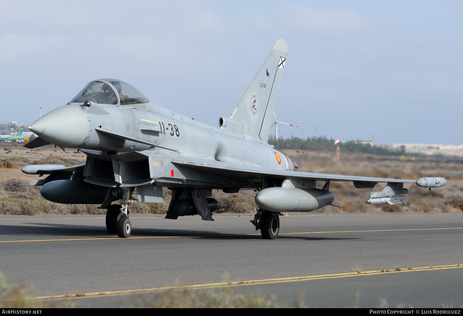 Aircraft Photo of C.16-38 | Eurofighter EF-2000 Typhoon | Spain - Air Force | AirHistory.net #426541