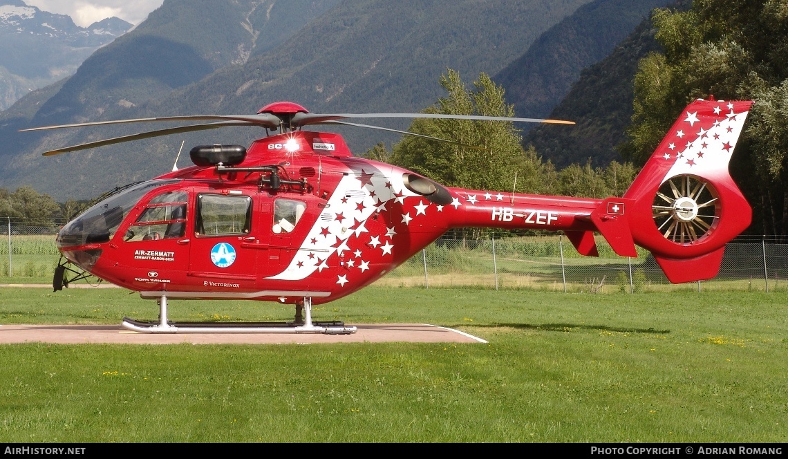 Aircraft Photo of HB-ZEF | Eurocopter EC-135T-2 | Air Zermatt | AirHistory.net #426561