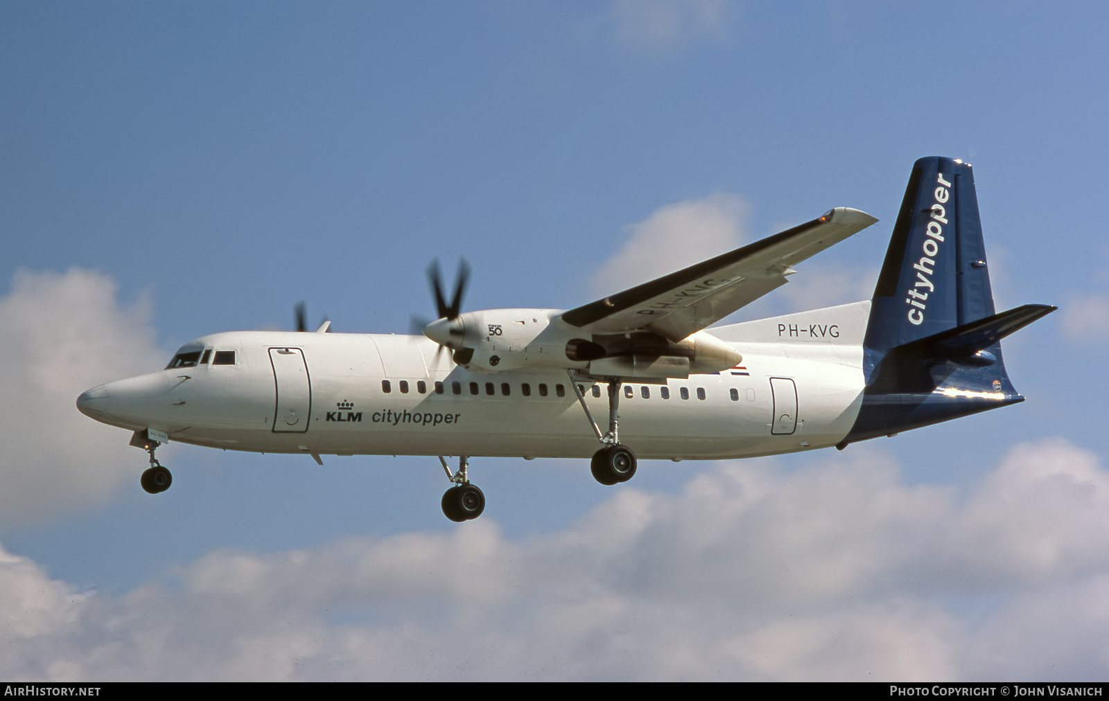 Aircraft Photo of PH-KVG | Fokker 50 | KLM Cityhopper | AirHistory.net #426566