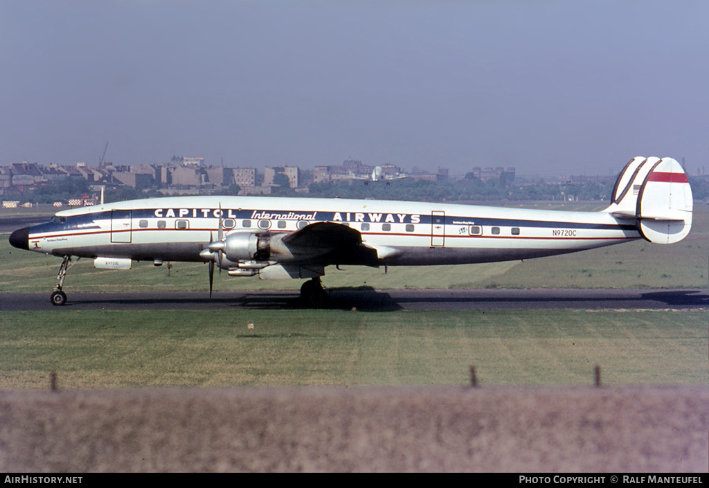 Aircraft Photo of N9720C | Lockheed L-1049G Super Constellation | Capitol International Airways | AirHistory.net #426578