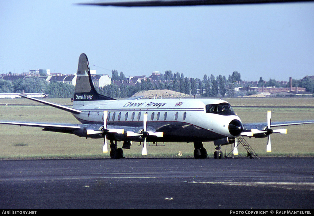 Aircraft Photo of G-ATUE | Vickers 812 Viscount | Channel Airways | AirHistory.net #426589