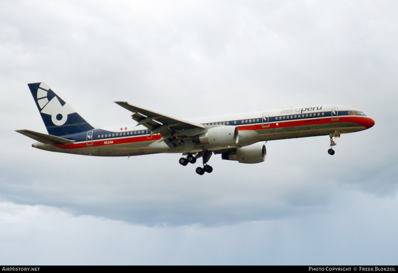 Aircraft Photo of N52AW | Boeing C-32B (757-23A) | AeroPeru | AirHistory.net #426599
