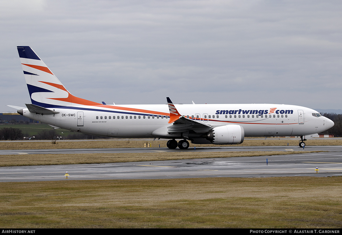 Aircraft Photo of OK-SWC | Boeing 737-8 Max 8 | Smartwings | AirHistory.net #426604