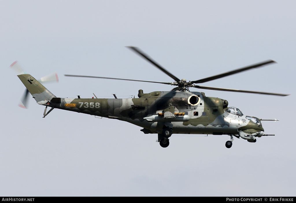 Aircraft Photo of 7358 | Mil Mi-24V | Czechia - Air Force | AirHistory.net #426606