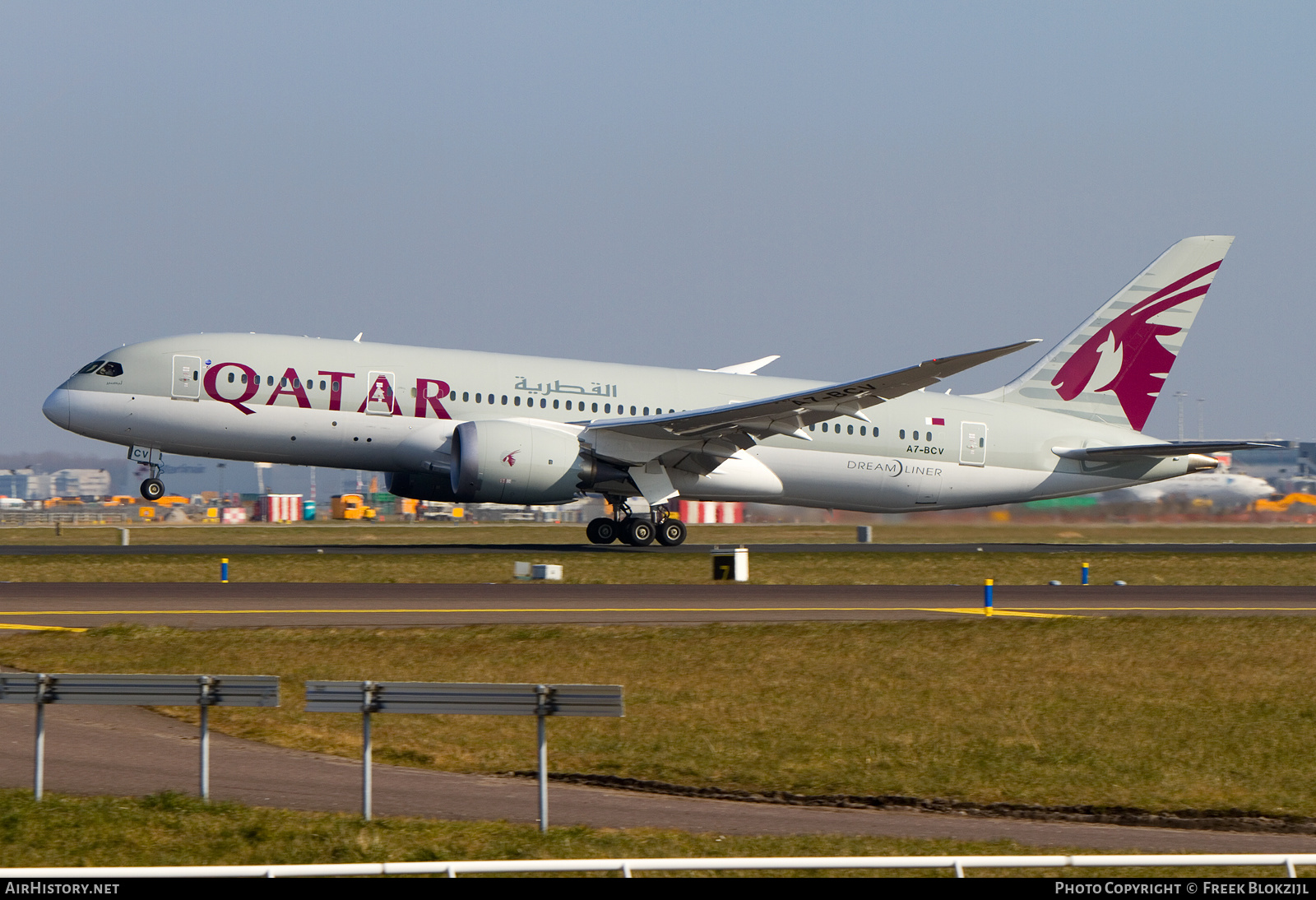 Aircraft Photo of A7-BCV | Boeing 787-8 Dreamliner | Qatar Airways | AirHistory.net #426659