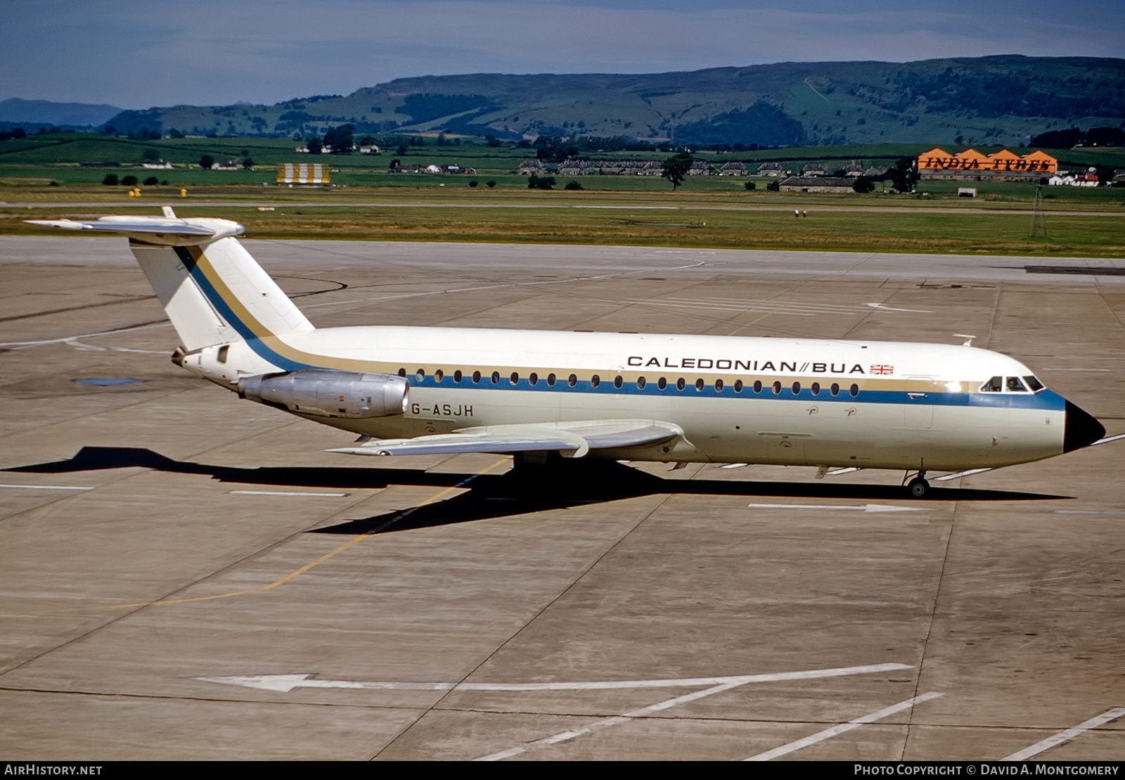 Aircraft Photo of G-ASJH | BAC 111-201AC One-Eleven | Caledonian/BUA | AirHistory.net #426665