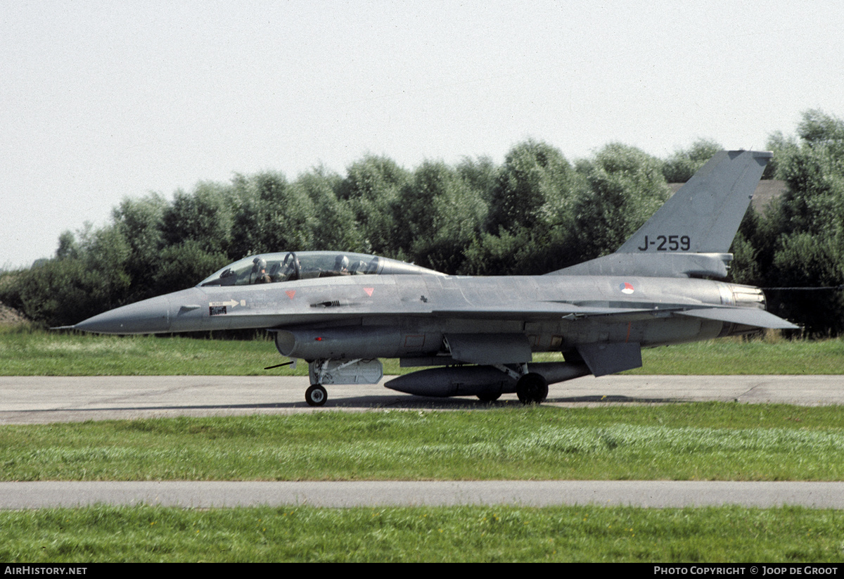 Aircraft Photo of J-259 | General Dynamics F-16B Fighting Falcon | Netherlands - Air Force | AirHistory.net #426668