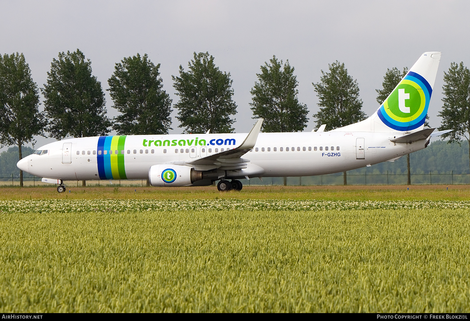 Aircraft Photo of F-GZHG | Boeing 737-8K2 | Transavia | AirHistory.net #426673