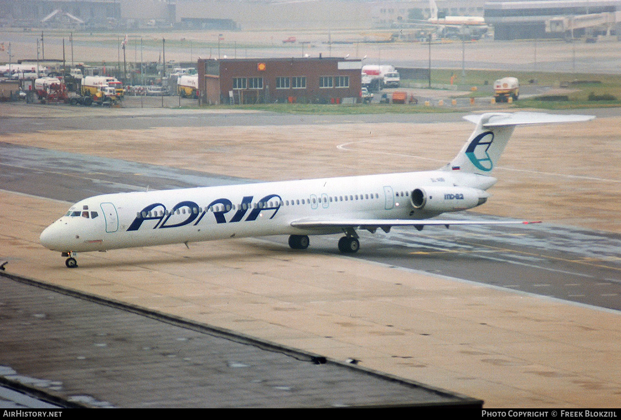 Aircraft Photo of SL-ABB | McDonnell Douglas MD-82 (DC-9-82) | Adria Airways | AirHistory.net #426694