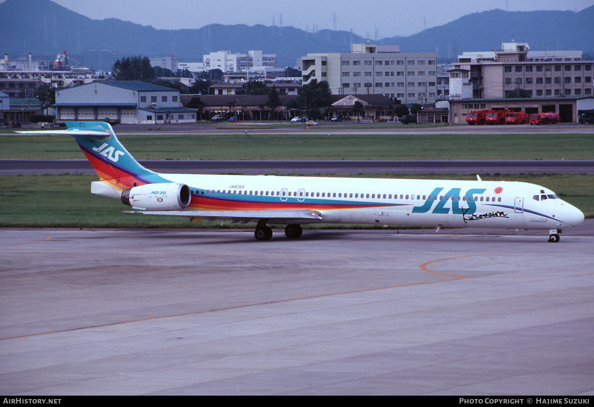Aircraft Photo of JA8065 | McDonnell Douglas MD-90-30 | Japan Air System - JAS | AirHistory.net #426712