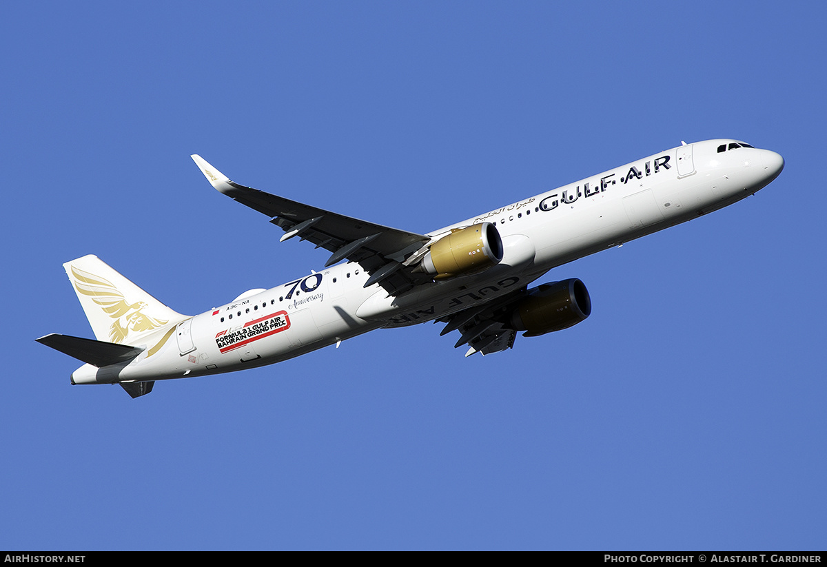 Aircraft Photo of A9C-NA | Airbus A321-253NX | Gulf Air | AirHistory.net #426732