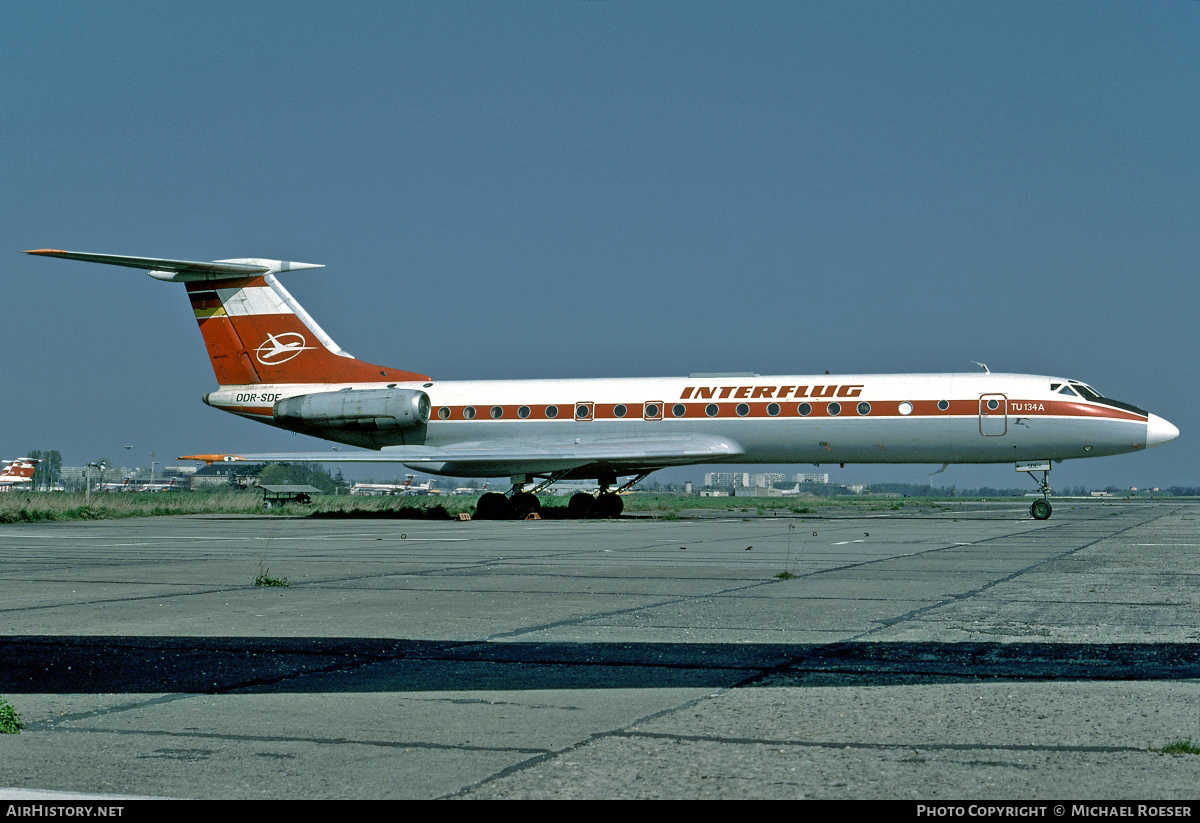 Aircraft Photo of DDR-SDE | Tupolev Tu-134AK | Interflug | AirHistory.net #426777