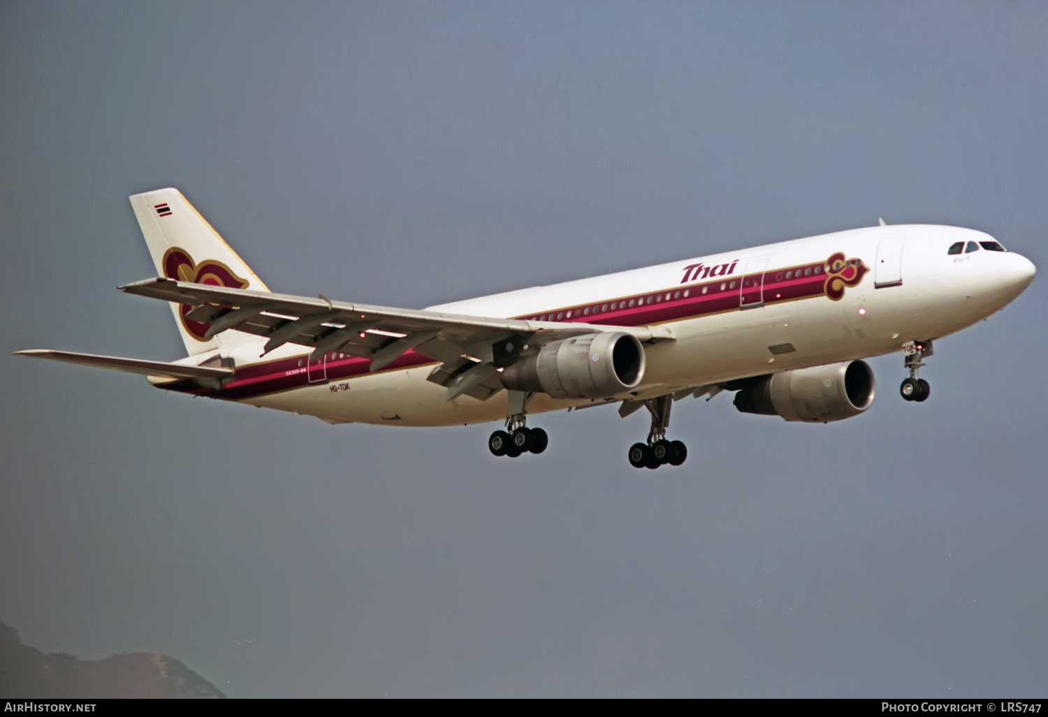 Aircraft Photo of HS-TGK | Airbus A300B4-103 | Thai Airways International | AirHistory.net #426803