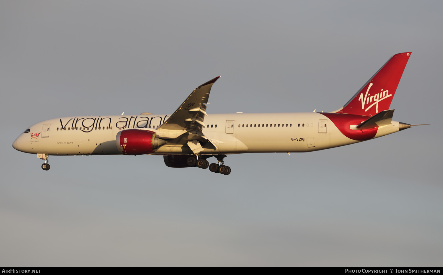 Aircraft Photo of G-VZIG | Boeing 787-9 Dreamliner | Virgin Atlantic Airways | AirHistory.net #426810