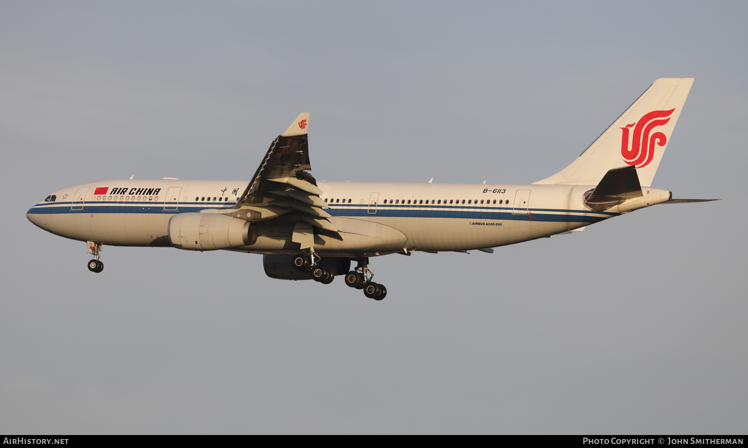 Aircraft Photo of B-6113 | Airbus A330-243 | Air China | AirHistory.net #426814