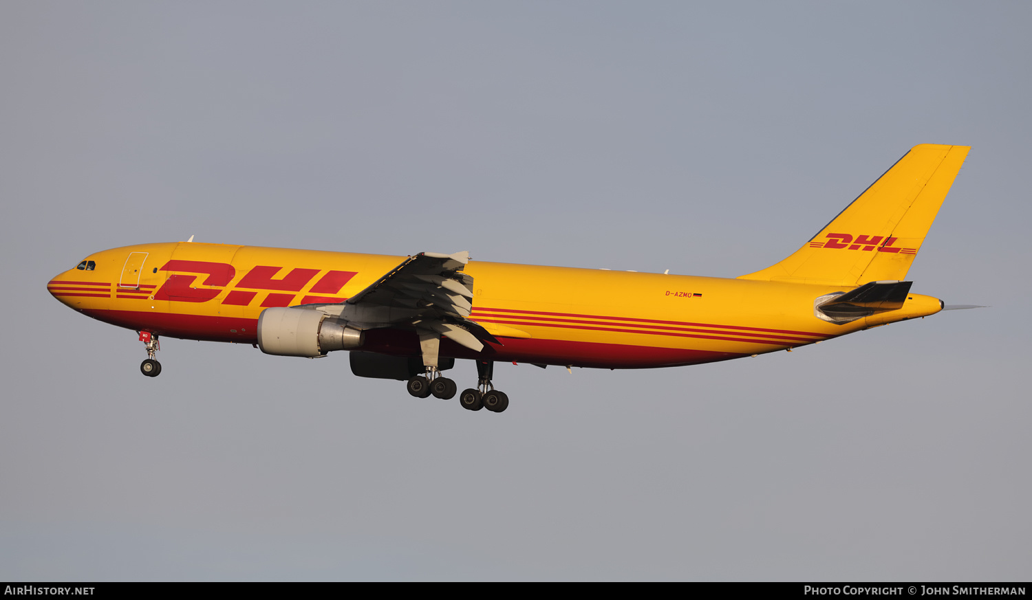 Aircraft Photo of D-AZMO | Airbus A300F4-622R | DHL International | AirHistory.net #426816