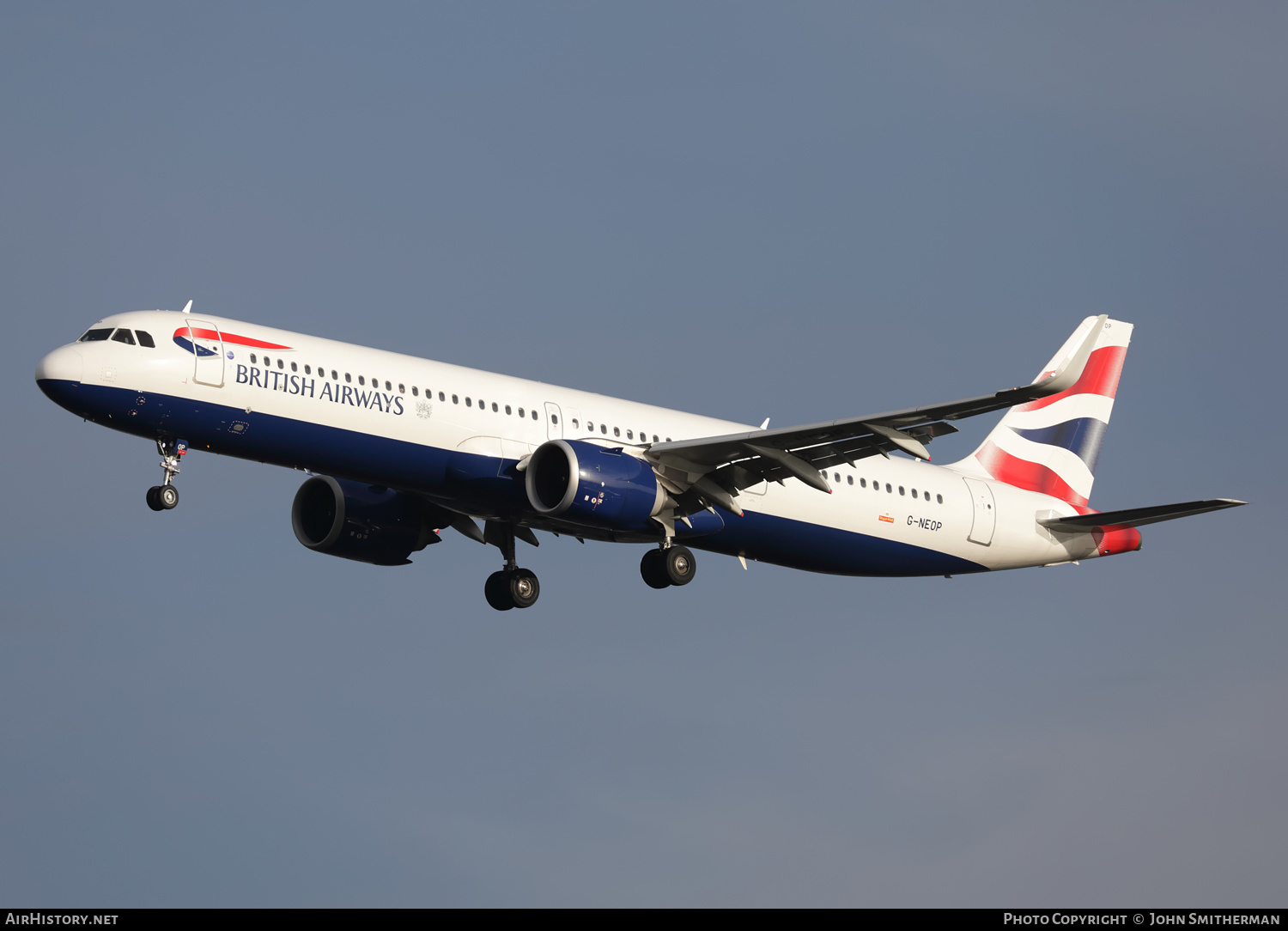 Aircraft Photo of G-NEOP | Airbus A321-251NX | British Airways | AirHistory.net #426832