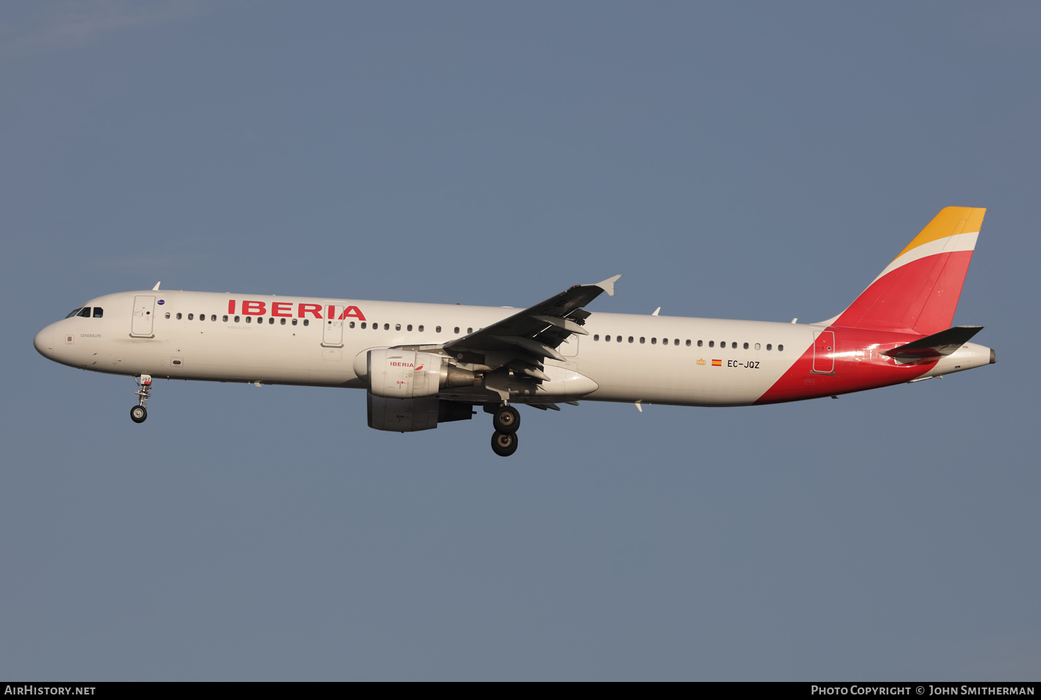 Aircraft Photo of EC-JQZ | Airbus A321-211 | Iberia | AirHistory.net #426834