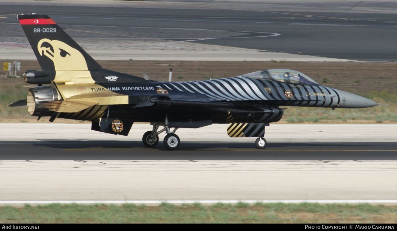 Aircraft Photo of 88-0029 | General Dynamics F-16C Fighting Falcon | Turkey - Air Force | AirHistory.net #426859