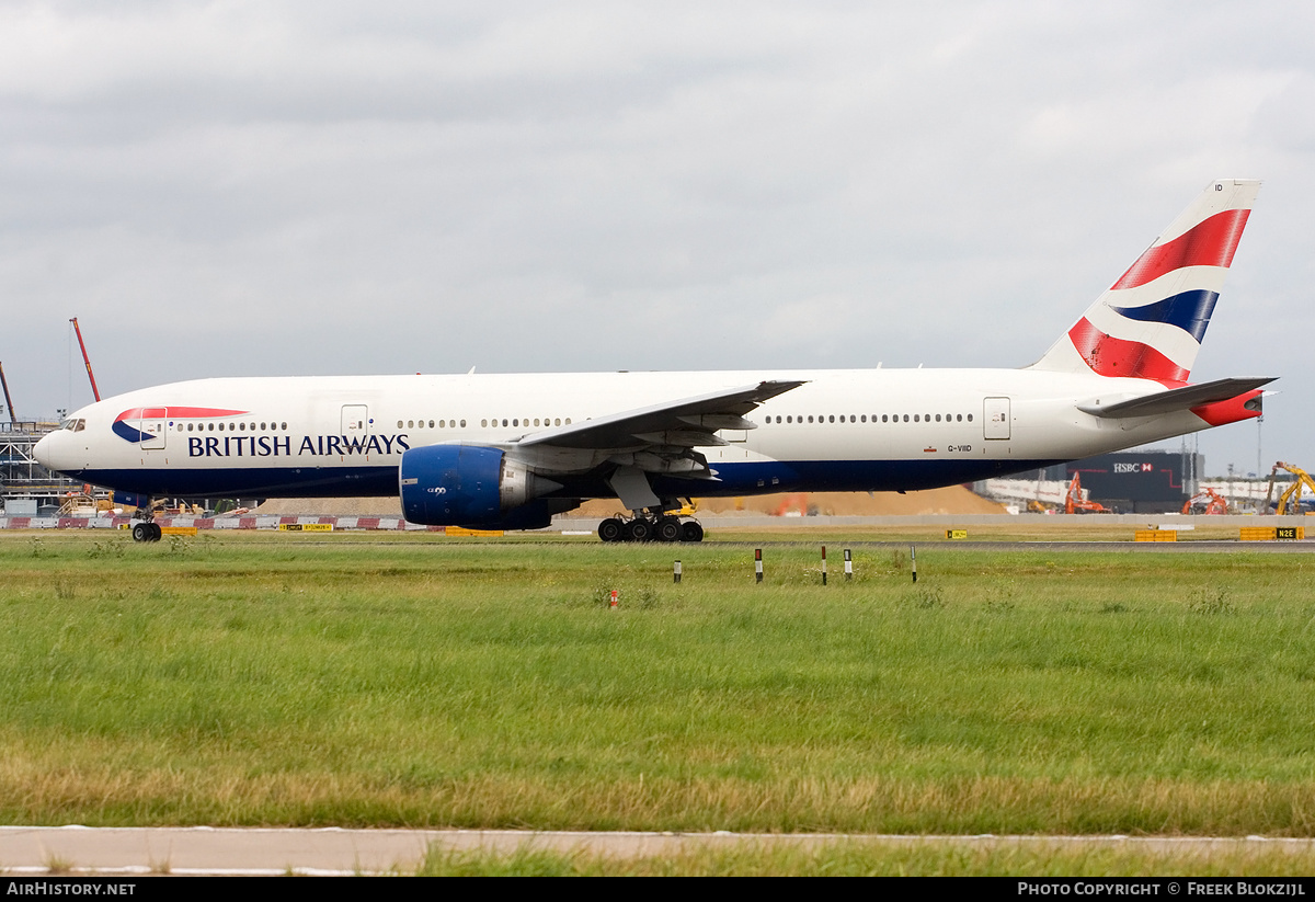 Aircraft Photo of G-VIID | Boeing 777-236/ER | British Airways | AirHistory.net #426882